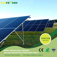 Système de poteaux solaires à vis en acier galvanisé à chaud, prix de gros, structure de montage solaire pour ferme solaire à grande échelle