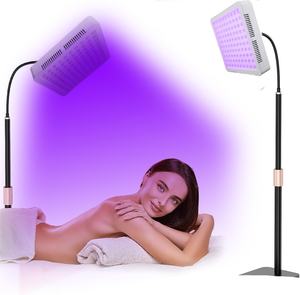 โคมไฟบำบัดด้วยแสงสีม่วงแบบตั้งพื้น ปรับมุมได้หลายทิศทาง โคมไฟดูแลความงามสำหรับใช้ในบ้าน - Product Image 4
