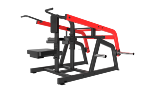 Thương mại ISO bên Hàng tấm tải phòng tập thể dục thiết bị đào tạo ngồi Máy chèo thuyền nghiêng cấp tập thể dục ngực trở lại Vai - Product Image 3