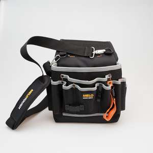 Portaherramientas de hombro con bolsa de herramientas profesional con múltiples bolsillos, organizador de herramientas para técnico/mantenimiento y El - Product Image 5