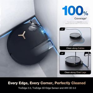 Pour aspirateur robot domestique DEEBOT X8 PRO OMNI, serpillière OZMO ROLLER, auto-nettoyage instantané à l'eau chaude, nettoyage automatique, <span class=keywords><strong>batterie</strong></span> - Product Image 3