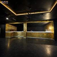 Vente en gros Discothèque Bar Design Or Commercial Restaurant Hall de l'hôtel Spa Narguilé Pub Musique Disco Danse Boîte de nuit Comptoir de bar