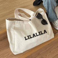 Sacs de Courses Personnalisables avec Votre Logo, Sacs Fourre-Tout en Coton Toile Réutilisables de Haute Qualité, Sacs de Courses Calico Vierge