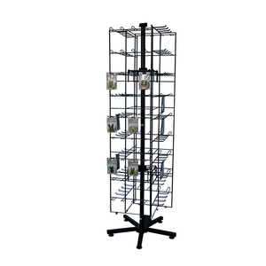 Floor <strong>Standing</strong> Metal <strong>Rotating</strong> License Plate <strong>Display</strong> Rack - Product Image 3