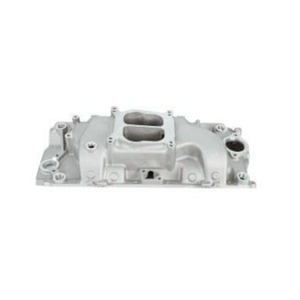 Manifold asupan mobil aluminium untuk Port Oval pesawat ganda Chevy SB V8 - Product Image 1