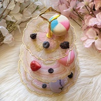 AK DIY Présentoir à Desserts Gâteau de Mariage à 3 Niveaux, Moules en Silicone Résine Époxy Ronds Carrés pour Plateau de Service, Outils Artisanaux pour Résine