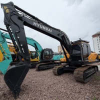 Mesin Excavator Bekas Murah Korea Original Hyundai 220LC-95 220LC-9S 22Ton Crawler Excavator Bekas dengan Bucket