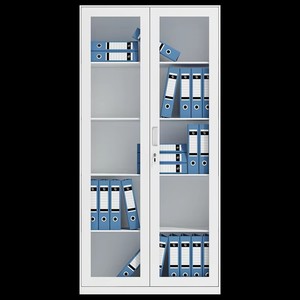 Adjustable Modern Office Glass Door Steel <b>File</b> <b>Storage</b> Cabinets for Hospital Use - Product Image 2
