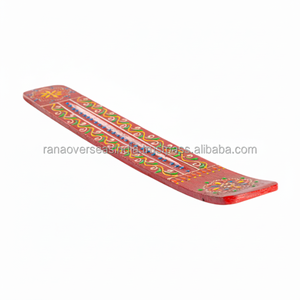 Porte-encens vintage fait à la main de dernière qualité et attrape-cendres en bois pour spa et hôtel de yoga à domicile - Product Image 1