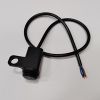 Interruptores Impermeables de 12V para Motocicleta con Botón de Luz de Emergencia, Freno, Arranque y Apagado, Montaje en Espejo para Faro
