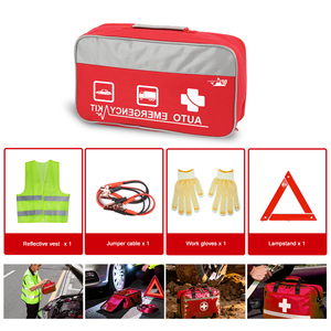 Автомобильный дорожный набор первой помощи Ori-power: аварийный комплект безопасности для авто и путешествий с пусковыми проводами для зимних транспортных средств - Product Image 2