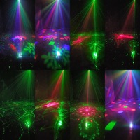 Mini projecteur laser LED transfrontalier 5-en-1, effets stroboscopiques Northern Rave RGBW 3W, contrôle par télécommande/son, pour boîtes de nuit