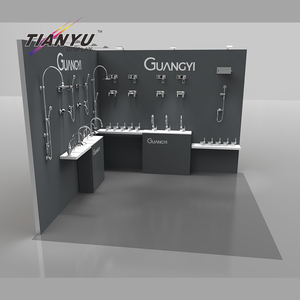 Phần cứng vòi nước 3x3 tùy chỉnh tái sử dụng đóng mở tiêu chuẩn gian hàng triển lãm thương mại hiển thị gian hàng bán lẻ hiển thị cho bán - Product Image 2