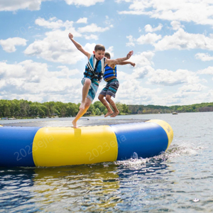 Plateforme de saut flottante gonflable pour piscine, livraison rapide, avec pompe et échelle, pour la <span class=keywords><strong>famille</strong></span> et les enfants - Product Image 4