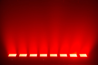 Panel de Luz LED Impermeable de 18x20w, 18 LEDs, 20W RGBWAUV 6en1, con Batería, Control por Aplicación Móvil y Wifi, para Iluminación Urbana