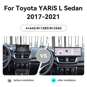 Autoradio MOOKAKA 14,9 pouces pour <span class=keywords><strong>Toyota</strong></span> <span class=keywords><strong>YARiS</strong></span> L Sedan 2017-2021, <span class=keywords><strong>Android</strong></span> GPS Navi, stéréo, CarPlay sans fil, autoradio Plug & Play - Product Image 2
