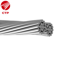 Cable trenzado aéreo reforzado de acero ACSR al mejor precio, líneas de comunicación de transmisión de energía, conductor de aluminio desnudo ISO/CE