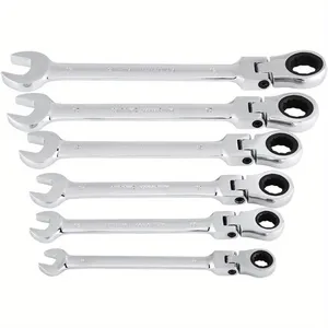 DZ 12pcs Polierter DIY Grade verstellbarer Schraubens chl üssel Schraubens chl üssel satz Metrische Kombination Ratsche Werkzeug Aufbewahrung Organizer Box OEM