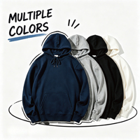 Sweat à capuche surdimensionné pour homme, personnalisé, brodé, 100% coton, 300 g/m², avec logo, style streetwear vintage, effet délavé à l'acide