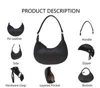 3277 -3 Sacs à Main Bandoulière de Luxe Designer Vintage Tendance pour Femmes Grande Capacité Marques Célèbres PU Imperméable Fermeture Éclair Vente en Gros