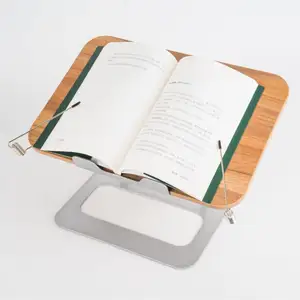 Supporto per telefono in legno supporto per Smartphone Mobile supporto per Tablet Stand per libri di lettura