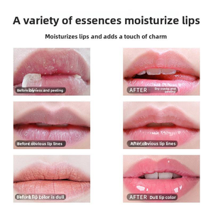 Máscaras de <span class=keywords><strong>labios</strong></span> hidratantes veganas personalizables con logotipo OEM, forma de hoja de etiqueta privada para uso facial, almohadilla de parche labial - Product Image 3