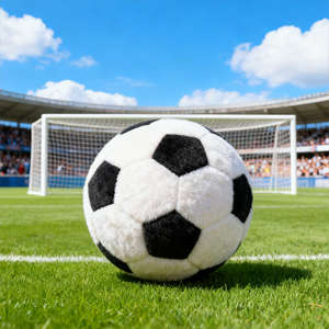 Usine En Gros En Peluche Basket-Ball En Peluche Jouet Dessin Animé Cushy Football Broderie Football Baseball En Peluche Jouet Interactif Pour Enfants - Product Image 1