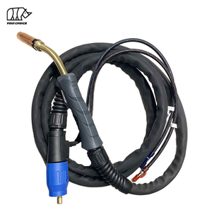 <span class=keywords><strong>Pistolet</strong></span> de soudage MIG <span class=keywords><strong>à</strong></span> refroidissement par eau INWELT, vente en gros d'usine, connecteur Euro, câble en cuivre, 500 ampères - Product Image 1