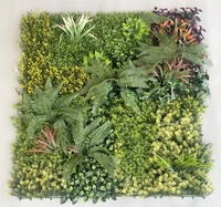 Usine directe certifié UV PE plante artificielle mur buis feuilles paysagiste écologique Durable balcon vert décoration murale