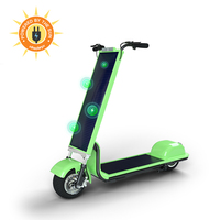Super scooter chargé par l'énergie solaire pure 350w SOLAR SCOOTER mini voiture pour adulte