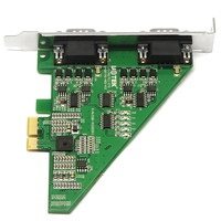 Adaptador Serial UOTEK de 2 Puertos de Alta Velocidad 2.5Gbps PCI Express RS-485/RS-422 con Conector DB9, Comprobación de Paridad Múltiple y Control de Flujo UT-792
