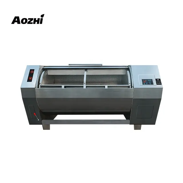 AOZHI Machine à laver horizontale pour jeans, textile industriel, machines à laver pour jeans