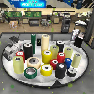 Rodillos recubiertos de goma/poliuretano duraderos personalizados resistentes al desgaste para embalaje/maquinaria de impresión/manejo de materiales/transportador - Product Image 6