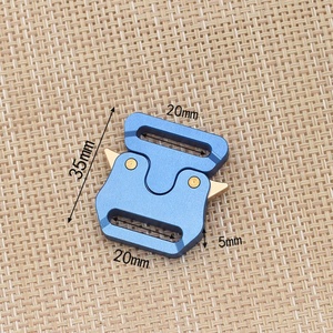 Venta caliente hebilla de liberación rápida mosquetón de aluminio Clip gancho mochila hebillas de liberación táctica - Product Image 6