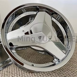 ล้อแม็กซ์ Mingyue ขัดเงาและชุบโครเมียม รุ่น T-606118 ขนาด 19 20 นิ้ว 5X112 สำหรับ Monoblock SL129 <span class=keywords><strong>W124</strong></span> 500E W126 Alufelgen ล้อรถคลาสสิค - Product Image 1