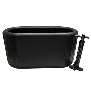 Spa gonflable portable de conception moderne pour l'extérieur, 120 jets apaisants pour <span class=keywords><strong>jacuzzi</strong></span>, capacité 1 personne avec fonction massage et <span class=keywords><strong>couverture</strong></span> - Product Image 1