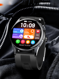 <span class=keywords><strong>Montre</strong></span> connectée pour homme la plus récente avec <span class=keywords><strong>ECG</strong></span>/PPG, bracelet en cuir, étanche IP67, charge magnétique, écran AMOLED - Product Image 6
