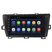 Lecteur DVD vidéo de voiture Android 10 4 cœurs avec commande vocale pour Toyota Prius 09-13 GPS IPS 2.5D stéréo BT audio 1+16G