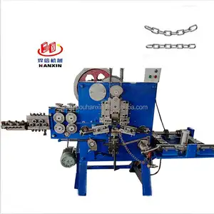 Automatic bending steel Metal iron chain manufacturing making machines automatic