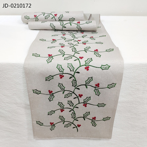Ristorante bianco di <span class=keywords><strong>lino</strong></span> tinta unita <span class=keywords><strong>tovaglia</strong></span> verde/grigio/rosso casa biancheria da tavola produttore stampata tabella di copertura - Product Image 5