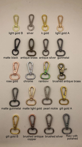 Crochet <span class=keywords><strong>pour</strong></span> chien en cuir mousqueton <span class=keywords><strong>de</strong></span> sécurité en métal pivotant personnalisé <span class=keywords><strong>pour</strong></span> sacs à main sangles valises accessoires <span class=keywords><strong>de</strong></span> sac à la mode - Product Image 6