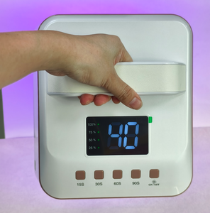 Lampe à ongles UV LED rechargeable IBelieve Pro Smart Leather la plus récente avec ventilateur à faible chaleur pour deux mains - Product Image 4