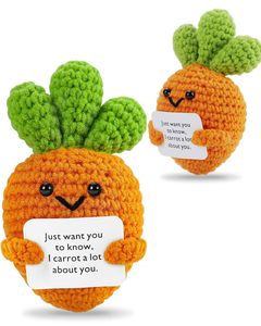 Pepino caliente, Patata, Energía Positiva, Joyería artesanal de lana tejida, Adornos, Muñecas, Verduras, Frutas, Serie de Tarjetas de Abrazo - Product Image 3
