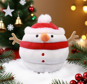 Super Soft Christmas Velboa Mouse Plush Toy Stuffed Animal with PP Cotton Filling Stress Relief Holiday <b>Gift</b> - Product Image 2