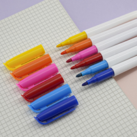 Stylos marqueurs pour tableau blanc à encre multicolores personnalisés avec écriture lisse et effaçable, impression UV