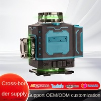 Usine personnalisée 16 lignes 4D vert niveau Laser extérieur lumière forte spécial lumineux infrarouge mur Instrument nivellement en gros