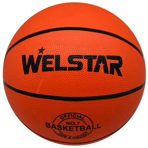 Balón <span class=keywords><strong>de</strong></span> baloncesto Welstar <span class=keywords><strong>de</strong></span> color naranja barato con logotipo impreso personalizado - Product Image 2