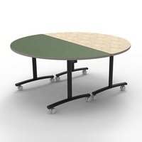 Table de bureau scolaire pliable au design moderne avec fonction de réglage en hauteur pour atelier et hôtel