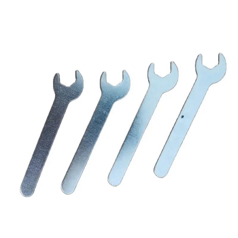 cold forged galvanized single end spanner 45# steel portable hex flat open end wrench