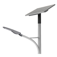 Lampadaire solaire LED Sinoco populaire de haute qualité avec télécommande et capteur de mouvement, indice IP66, pour usage extérieur